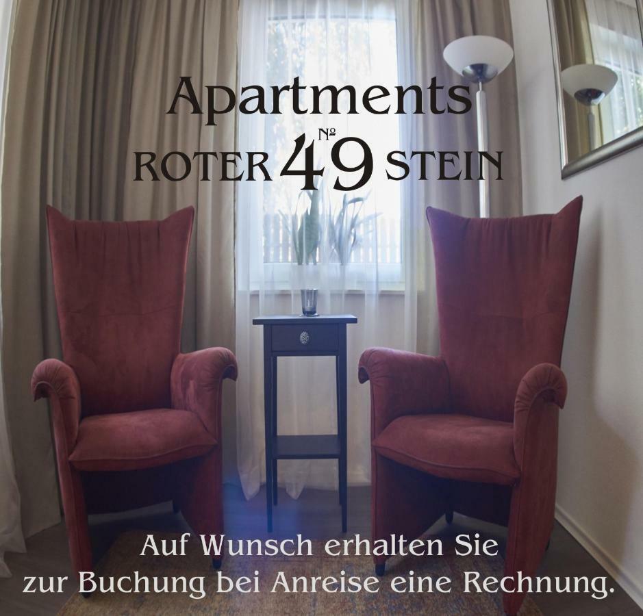 Apartment Am Roten Stein Erfurt Buitenkant foto